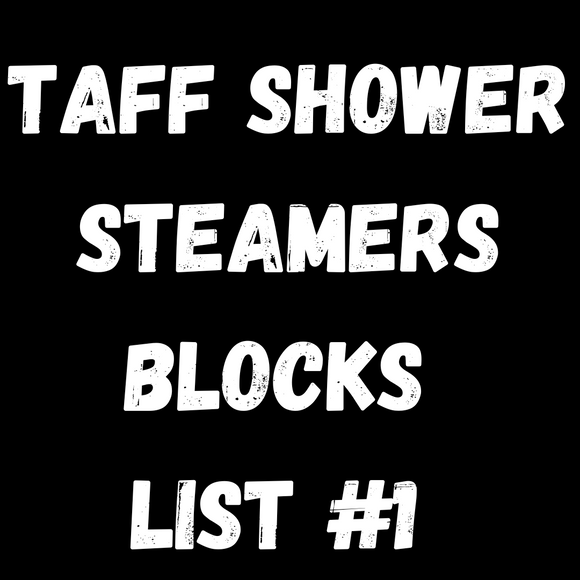 TAFF Shower Steamers - List #1 - NEW - 100g