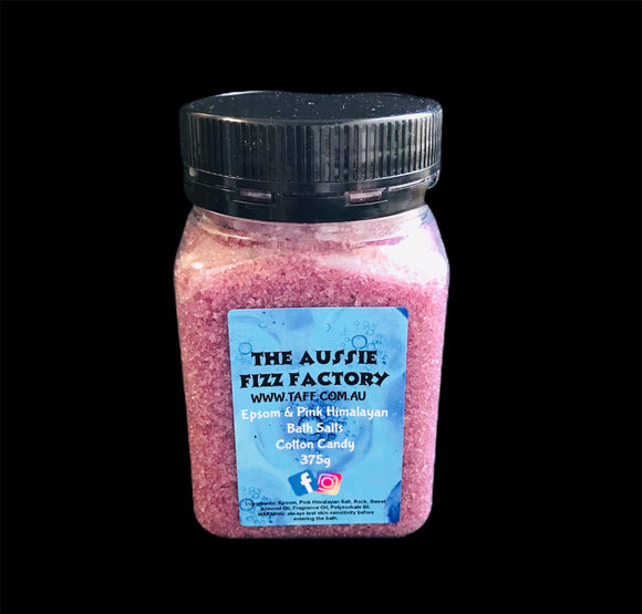 TAFF Cotton Candy Epsom & Pink Himalayan Bath Salts  NEW