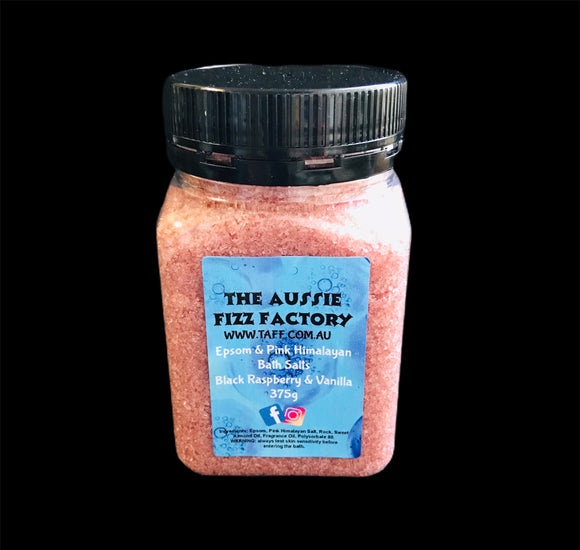 TAFF Black Raspberry & Vanilla Epsom & Pink Himalayan Bath Salts