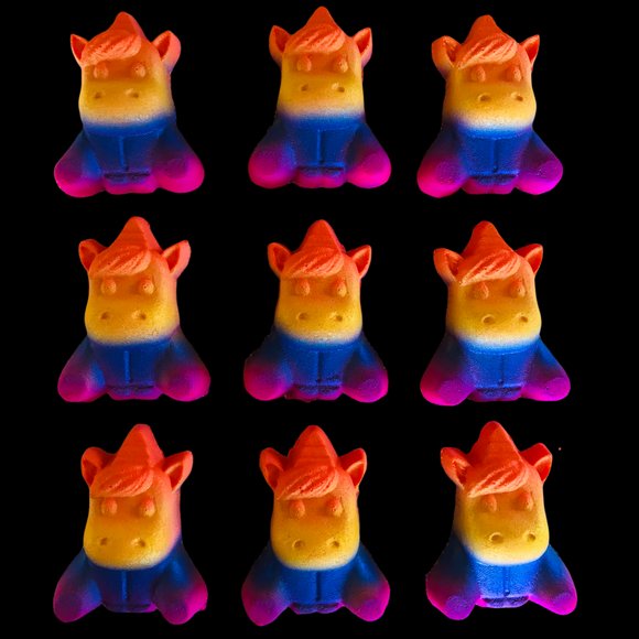 TAFF Rainbow Jelly Bean Unicorn Bath Bombs